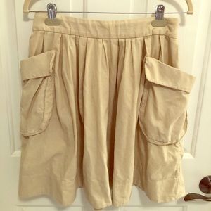 Anthropologie MAEVE khaki skirt